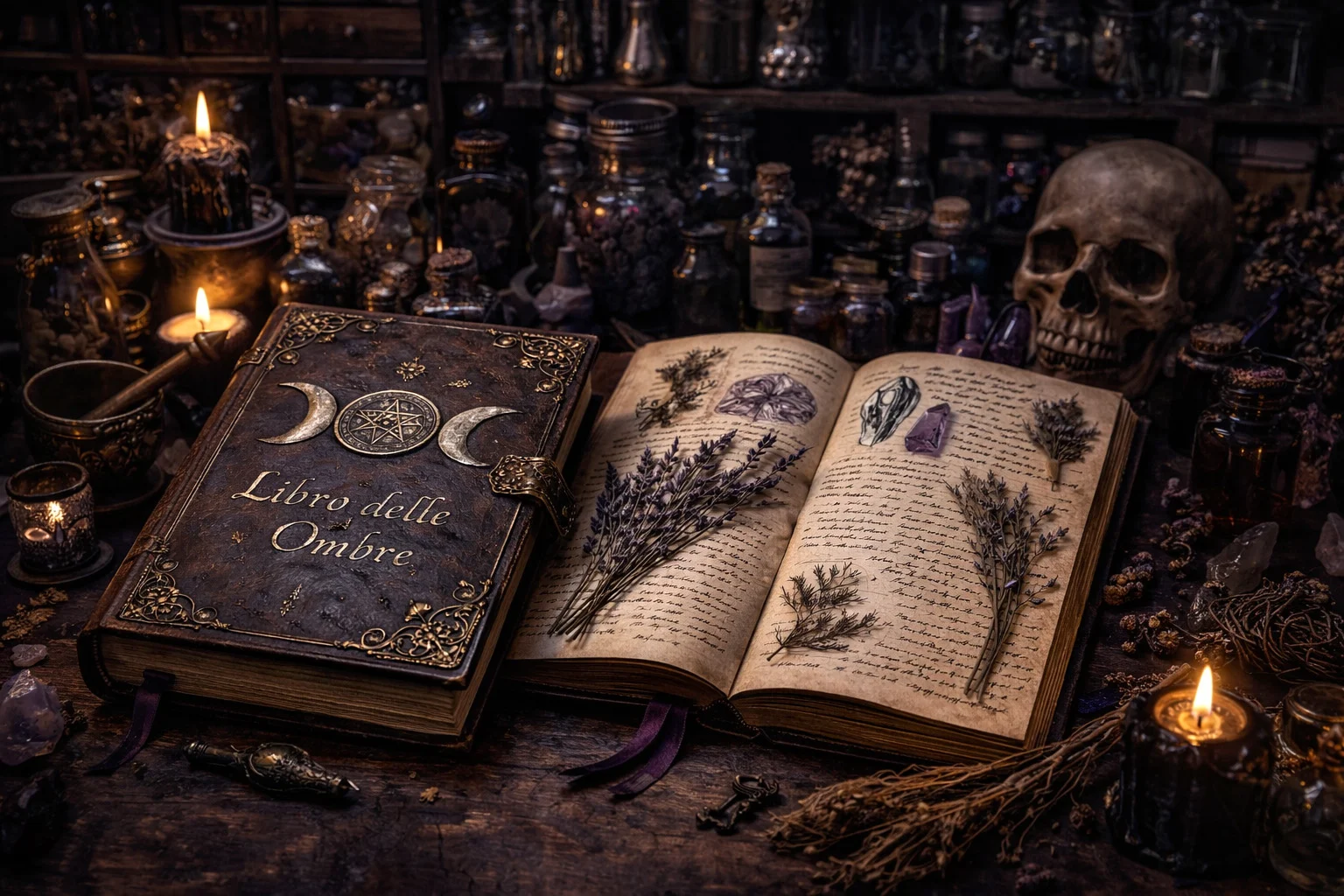 Il Libro delle Ombre è una creazione del XX secolo. Gerald Gardner, fondatore della Wicca negli anni '40, coniò il termine "Book of Shadows"