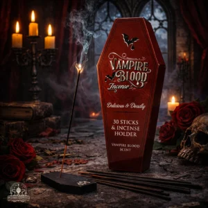 Incenso Vampire Blood 30 Stick + Porta Incenso Lapide RIP