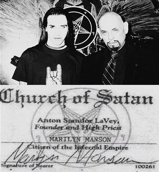 Marilyn Manson e Anton Lavey