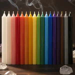 Candele Colorate per Rituali | Candele Esoteriche Magiche Lunghe 20 cm