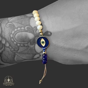 bracciale o cavigliera con occhio turco