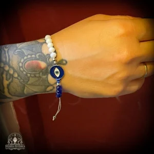 bracciale o cavigliera con occhio turco