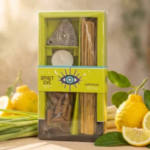 Kit incenso Felicità Spirit Eye, al bergamotto e lemongrass