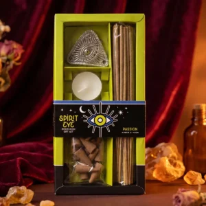 Kit incenso Passione Spirit Eye, all'ambra e muschio