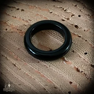 Anello di protezione in ossidiana nera
