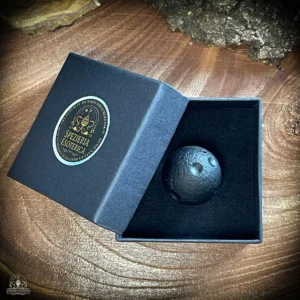 mini luna di ossidiana argentata