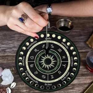 Tappetino per pendolo con la Ruota dell'Anno, 15 cm