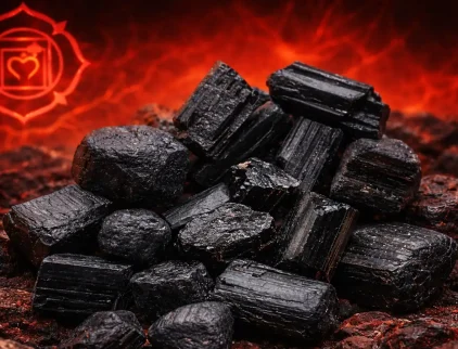 Il chakra della tormalina nera è il Muladhara, il primo dei sette chakra principali nel sistema energetico della tradizione induista.